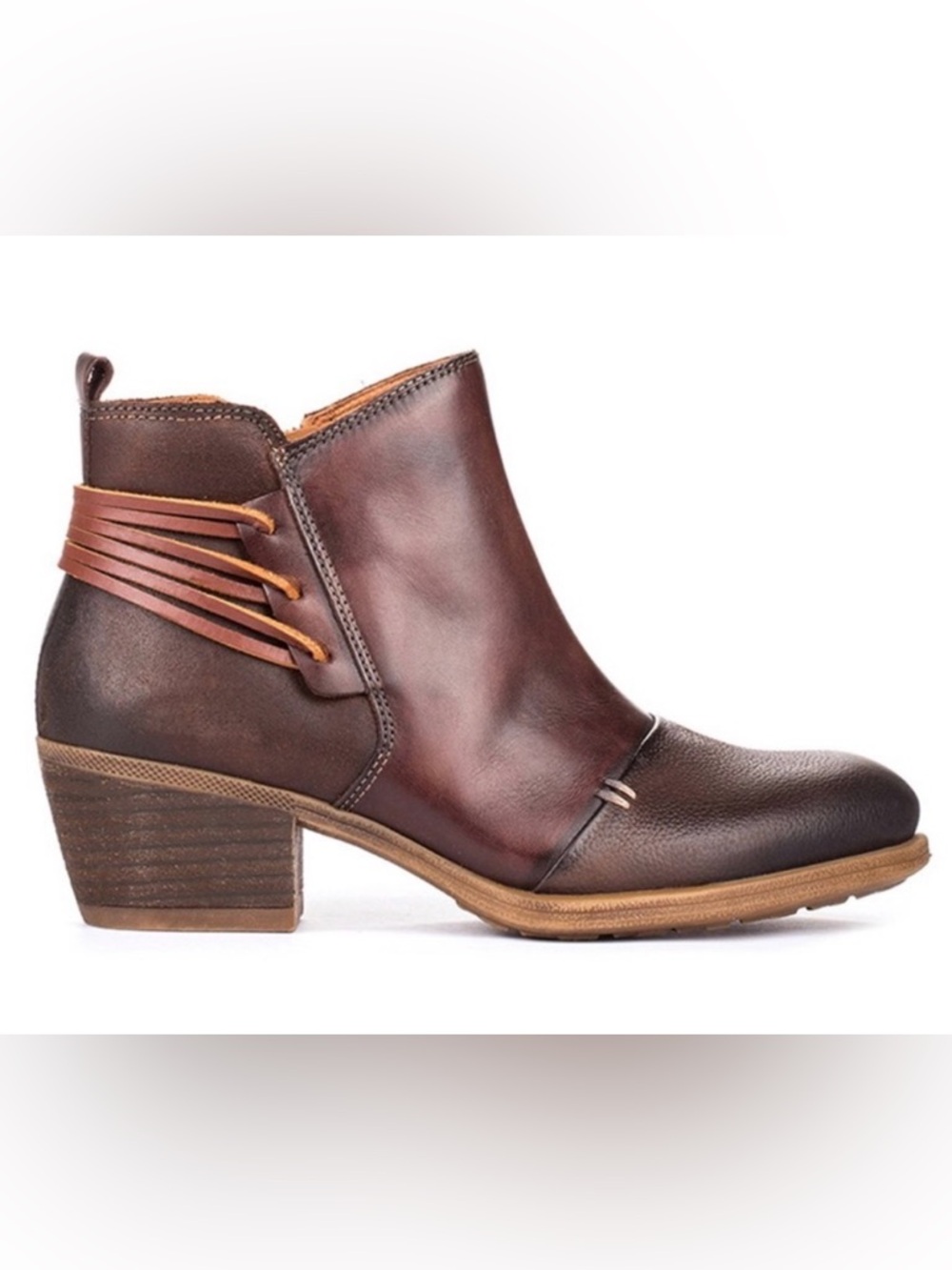 Pikolinos Women's Baqueira - Bootie Olmo/Olmo 41 US 10 Leather Burgundy Brown